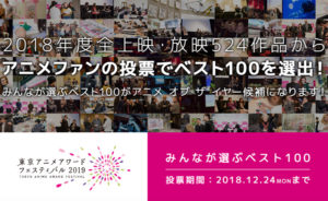 2018年人気アニメランキング発表！気になる堂々の1位の注目グッズあり！